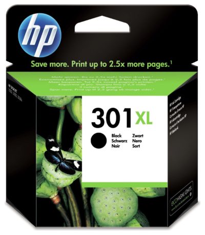 HP 301 CH563EE XL High Yield Black Original Ink Cartridge HP 301 CH563EE XL High Yield Black Original Ink Cartridge